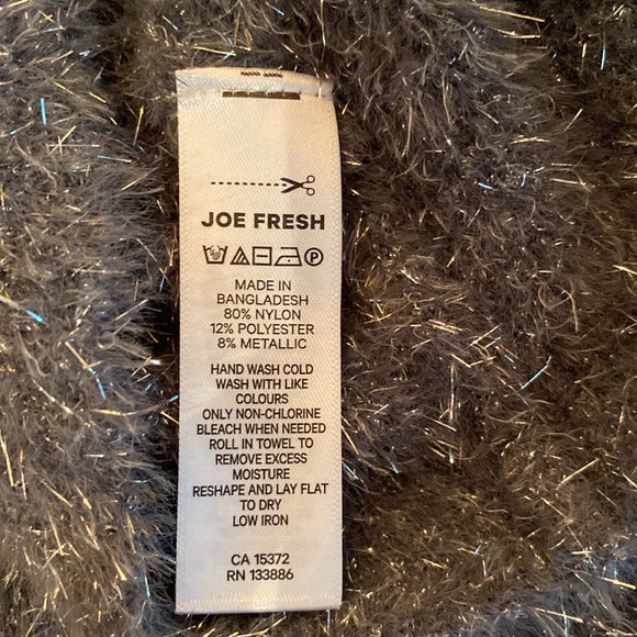 Sparkle in this soft grey pullover sweater - size XL - Picture 4 of 4